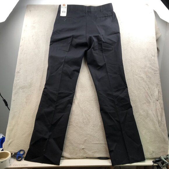 NWT Dickies Mens Work Pants Size 37UU Slim Straight Leg Black Workwear Classic - Picture 14 of 14